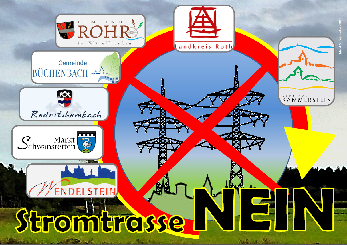  Gemeinden sagen Nein zur Stromtrasse 